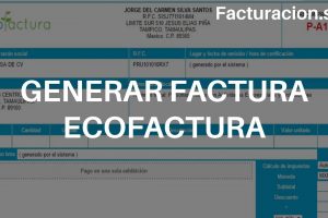 Factura Ecofactura